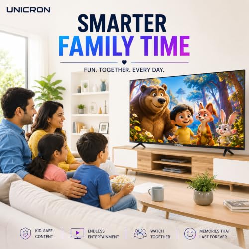 32 Inch Smart Android Smart TV, LED HD WiFi Ready With 30W Sound Speaker