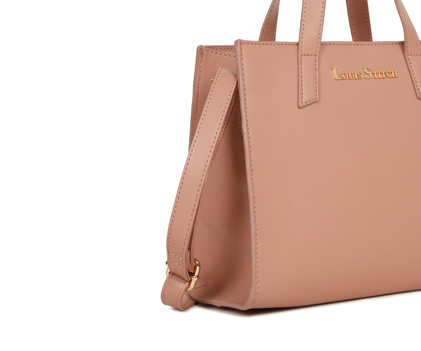 LOUIS STITCH Stylish Pink Handbag for Women | Ladies Satchel Handbag for Travel, Office, College | LDB-VF1039-HBPK