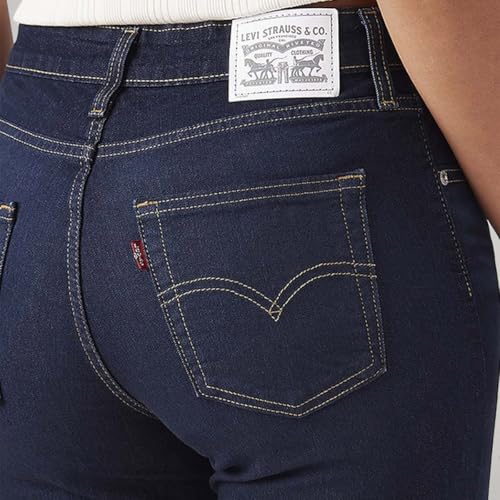 Women's 725 Dark-Blue Bootcut Fit High Rise Jeans