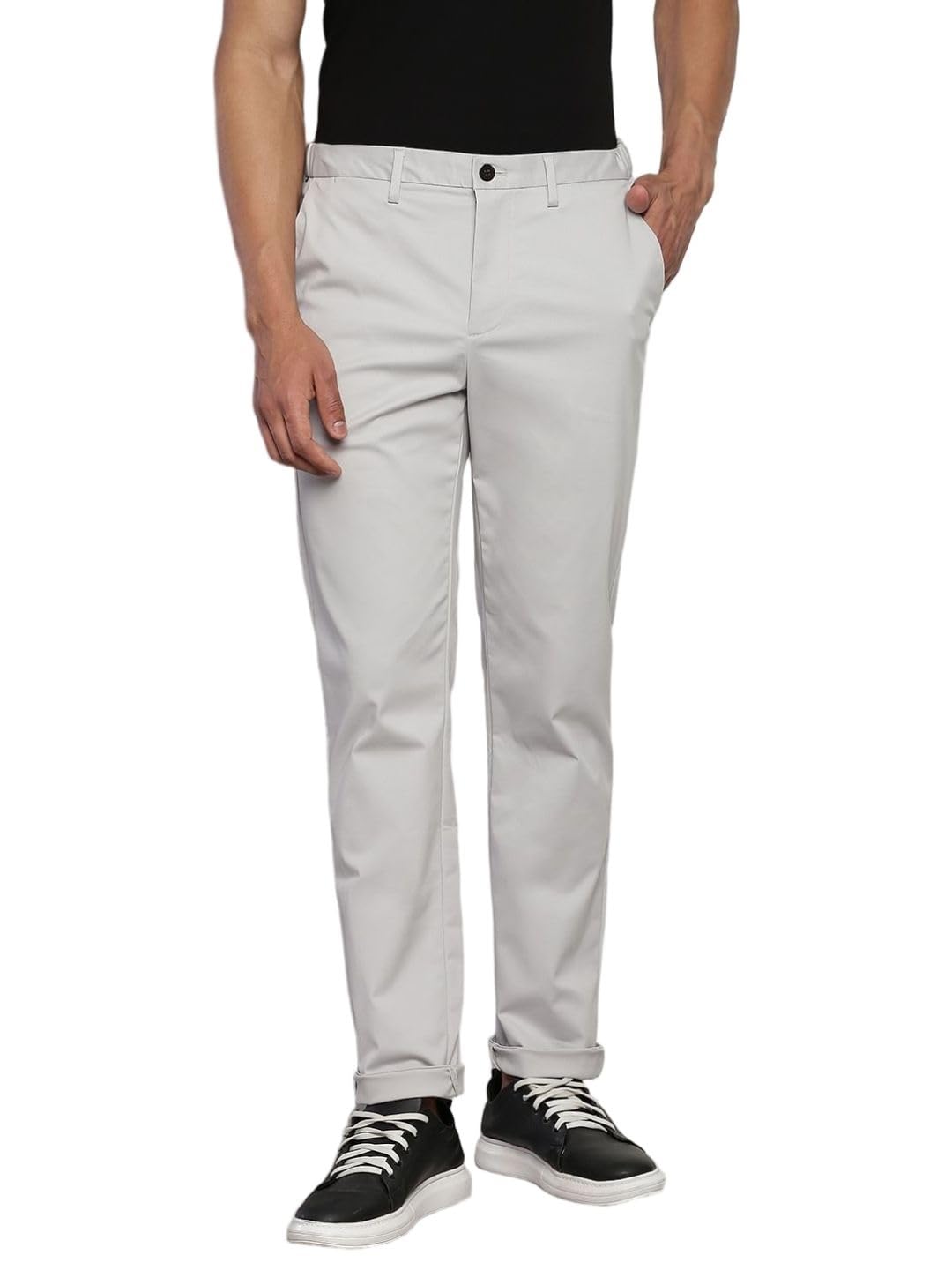 Tommy Hilfiger Regular-Fit Solid Mid Rise Chino