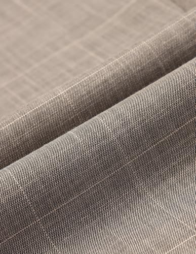 Arrow Men Tapered fit Polyester CheckedMid-Rise waistTrousers(ARAEOTR1648_Grey_34)