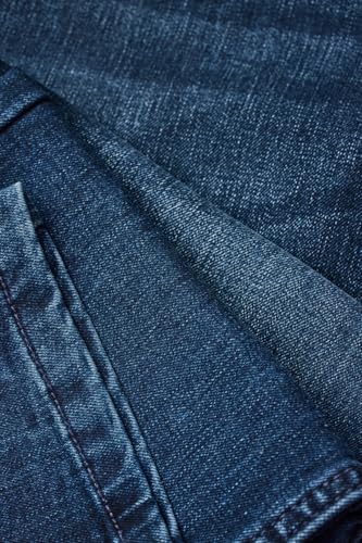 SNITCH Men Casual Jeans | Relaxed Fit Straight Leg Mid Rise | Durable Cotton Blend with Medium Stretch for Everyday Comfort & Style | Ink Blue
