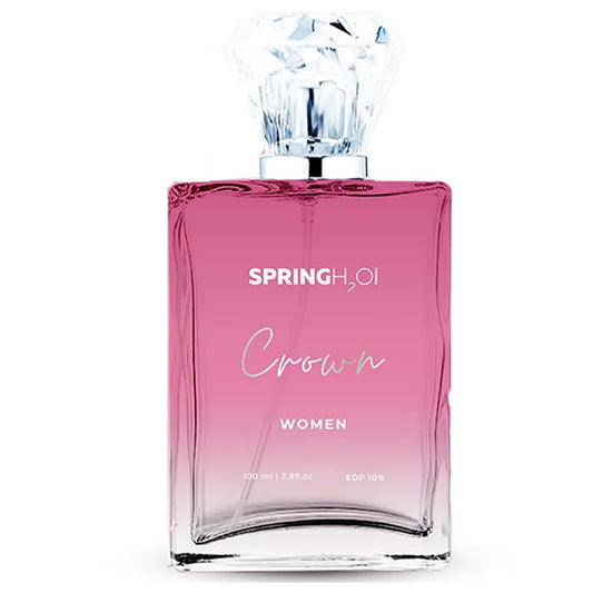 Spring H2O Crown Eau De Parfume For Women | Long-Lasting Luxury Fragrance | Elegant parfume | 100ml Spray Bottle