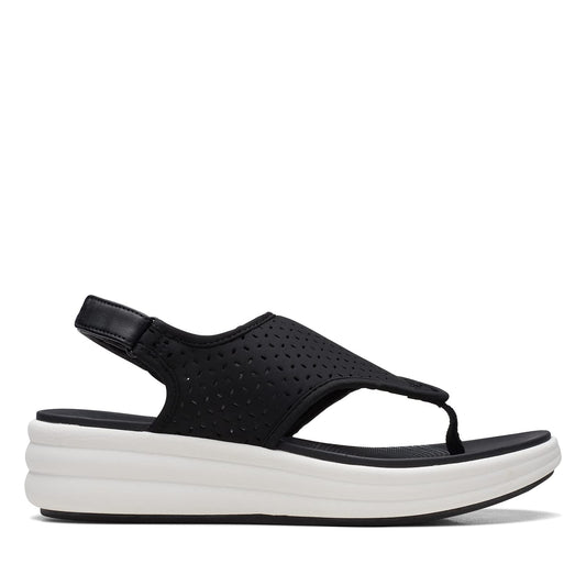Clarks womens 26171817 Black Sandal - 7 UK (26171817)