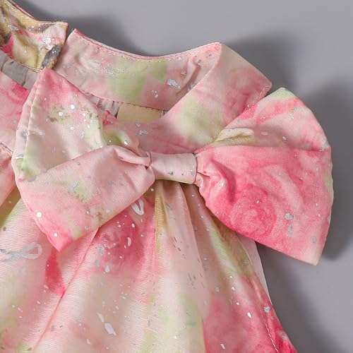Hopscotch Girls Sleeveless Pink 2-Pc Floral Blouse & Shorts (4-5 Years)