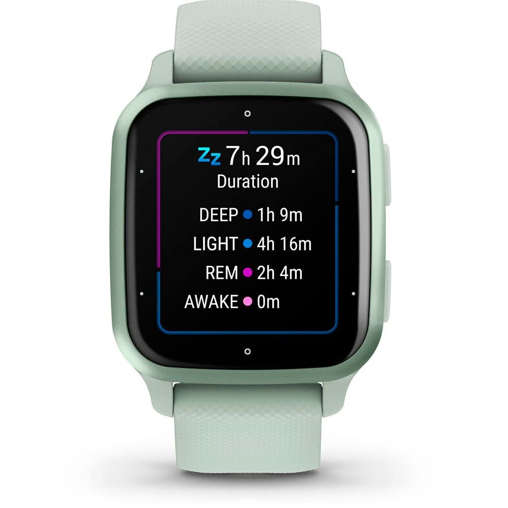 Garmin Venu Sq 2, GPS Smartwatch with Bright Touchscreen Display, Up to 6 Days of Battery Life, Metallic Mint