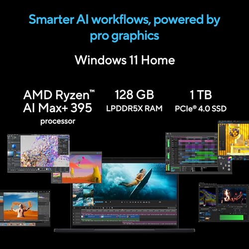 ASUS ProArt PX13 (2026),AMD Ryzen AI MAX+ 395,AMD Radeon 8060S iGPU,128GB RAM,1TB SSD,3K OLED,13.3"(33.7 cm),Win 11,M365 Basic(1Y)* Office 2024,Nano Black,1.39 Kg,HN7306EAC-LX052WS,AI Creator Laptop