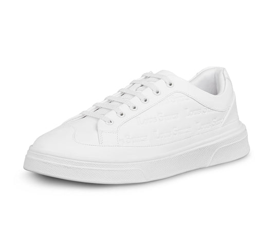 LOUIS STITCH Canadian White Shoes for Men | Lightweight Shoes | Comfortable & Durable All-Day Sneaker| LSP-SNK-LSEM| UK-7