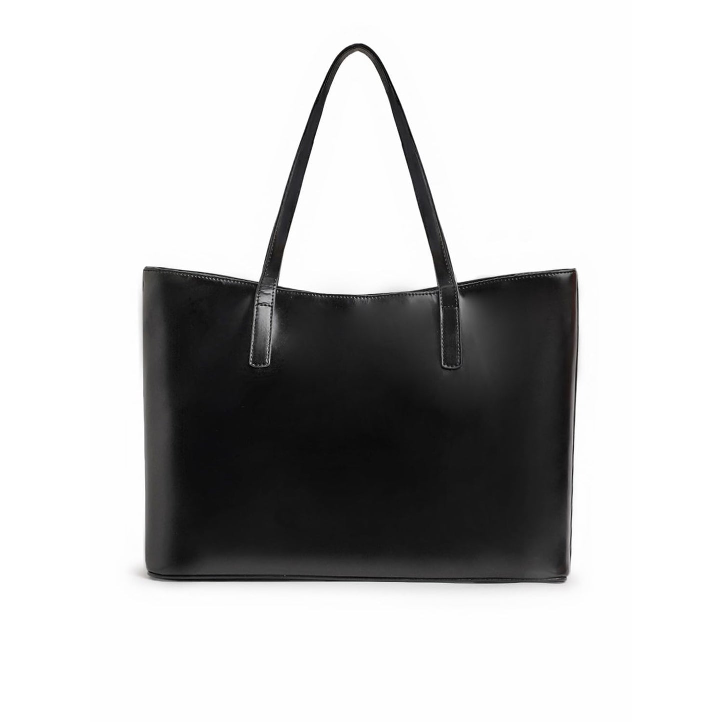 Fastrack Ivory Black College Tote Bag for Women