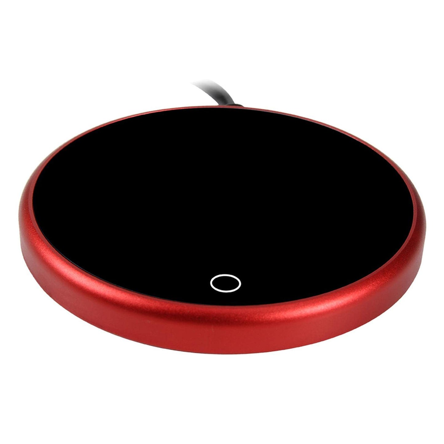FABLOFTCoffee Mug Warmer Heater Coaster 15W Cushion Auto Shut Off Plate for Home red