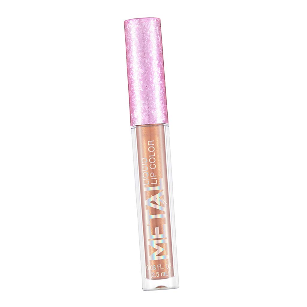 Enakshi® Waterproof Long Lasting Metallic Liquid Lipstick Lip Gloss SHIMMER FINISH|Health & Beauty | Makeup |Lipstick|1x Lip gloss