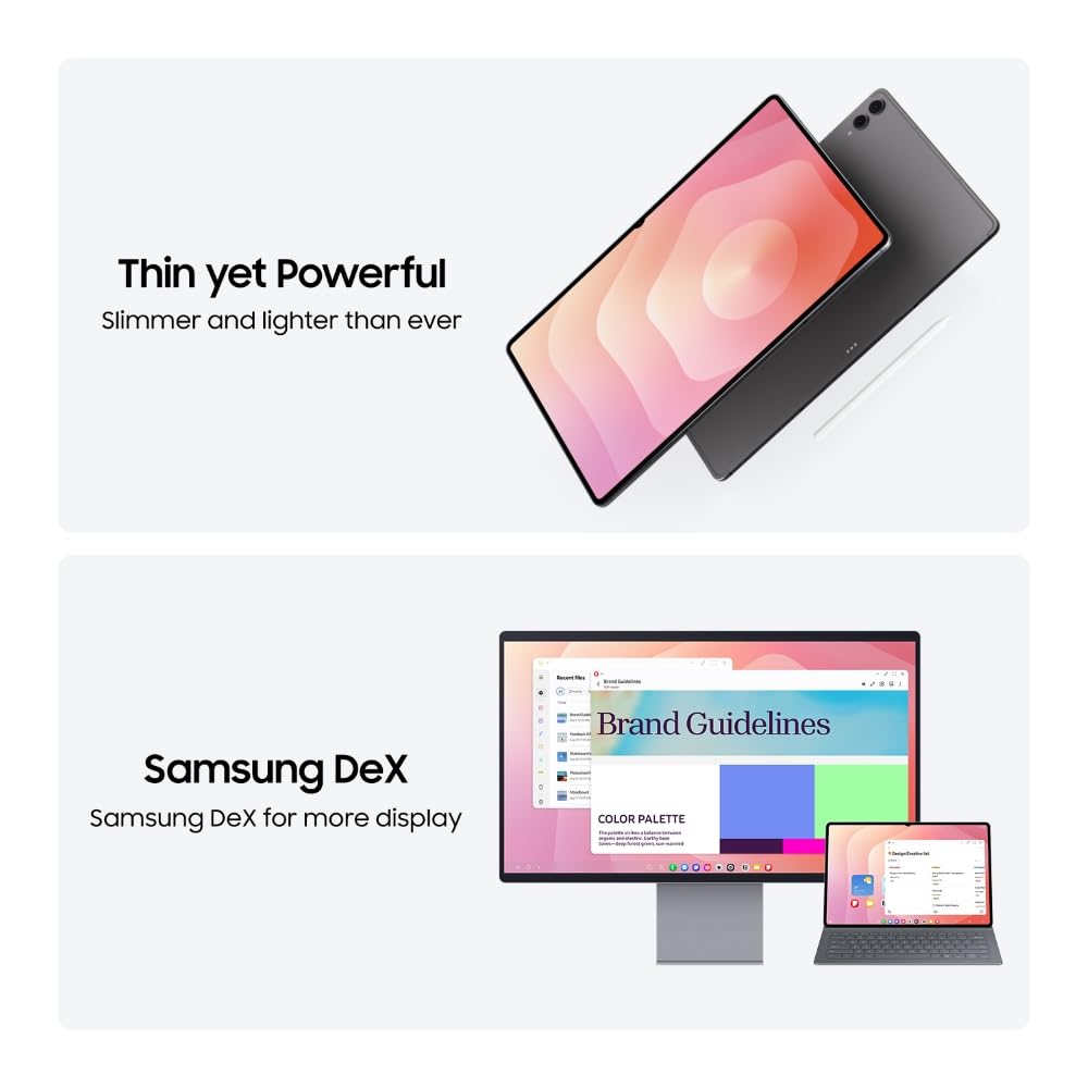 Samsung Galaxy Tab S11 Ultra with AI, S Pen in-Box, 36.9 cm (14.6 inch) Dynamic AMOLED 2X Display, 12 GB RAM, 256 GB Storage, Wi-Fi + 5G Tablet, Gray