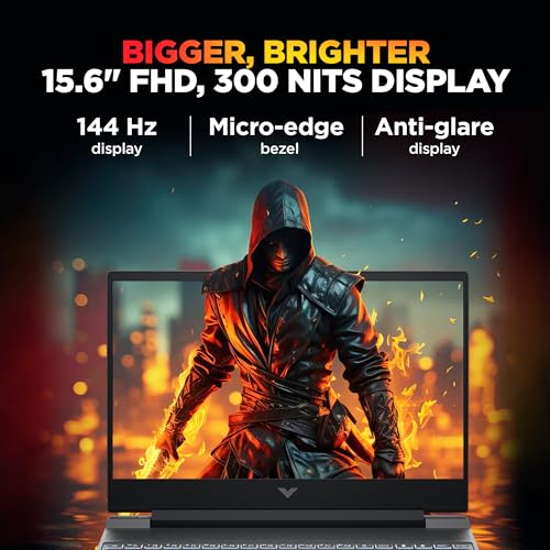 HP Victus, 13th Gen Intel core i7-13650HX, 6GB RTX 4050, 24GB DDR5, 512GB SSD, FHD, 144Hz, 300 nits, IPS, 15.6''/39.6cm, Win11, M365* Office24, Mica Silver, 2.29kg, fa2531TX, Backlit KB, Gaming Laptop