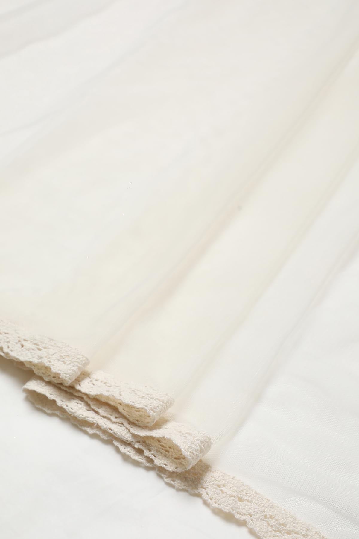 Soch Women's Net Salwar Suit Set (OWS5CD21481A_Off White