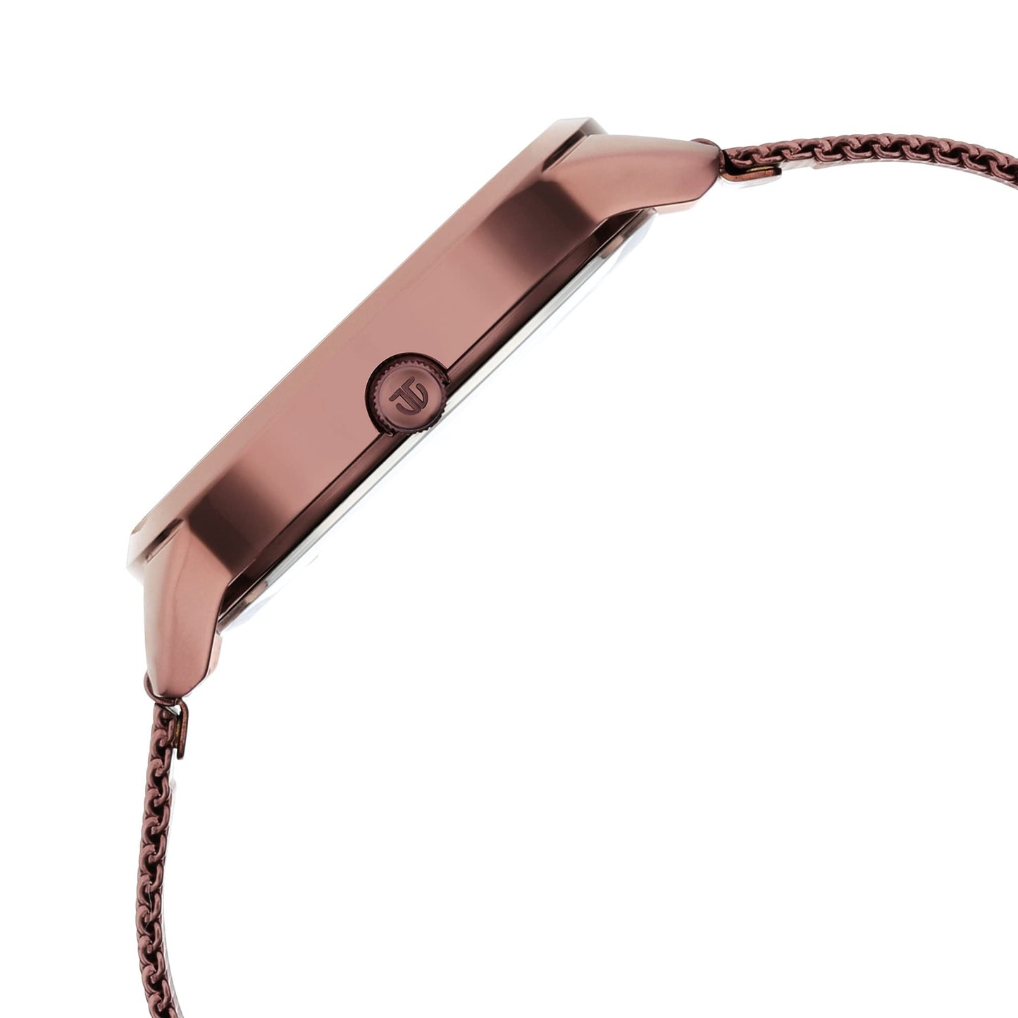 Titan Purple Glam It Up Quartz Analog Multicolor Brown Dial Brown Stainless Steel Strap Watch for Women - NT2664QM01