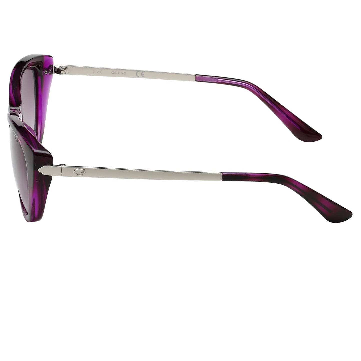 Guess Gradient Cat Eye Women Sunglasses - (GU7782 83Z 55 S |55| Purple Color Lens)