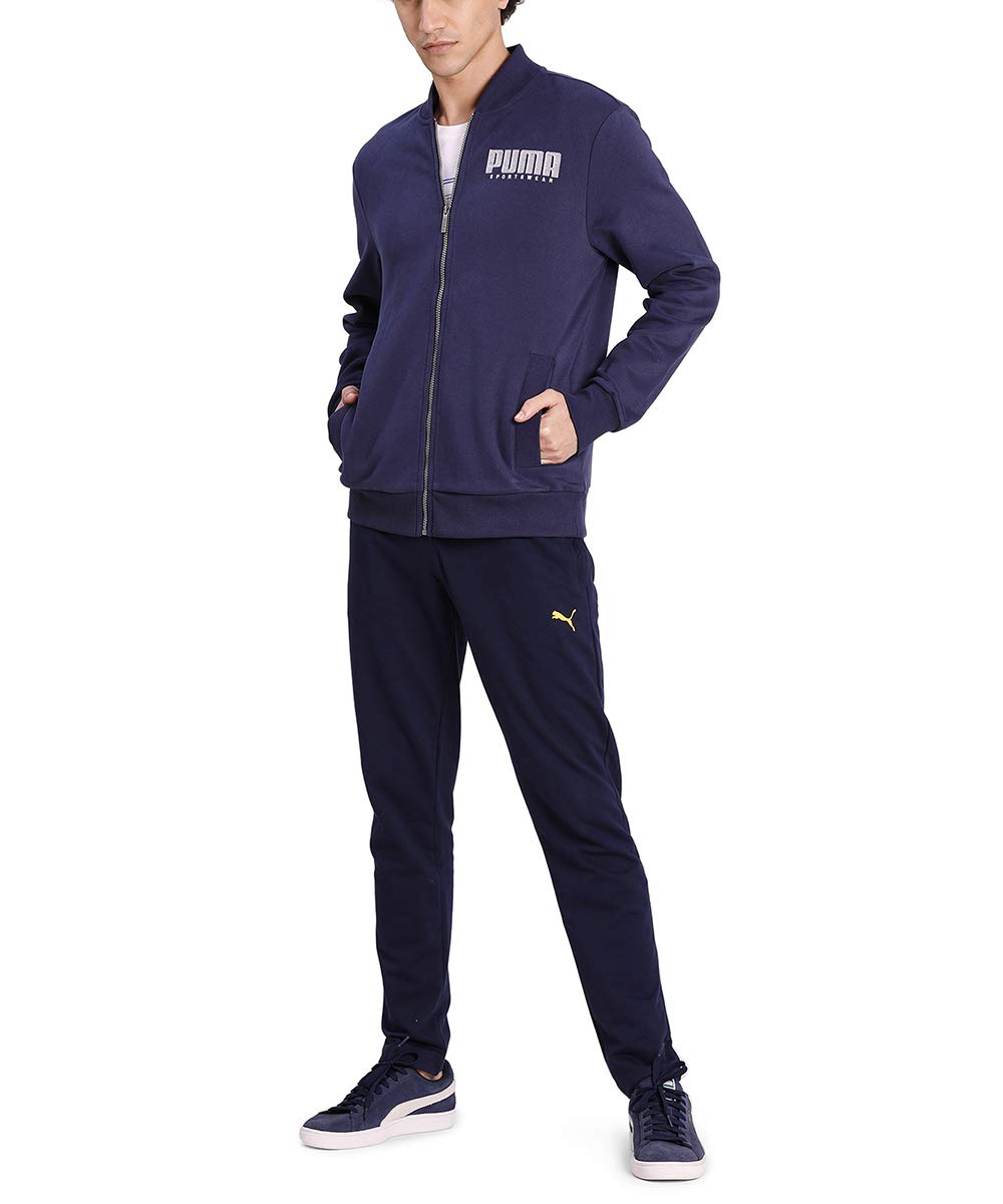 Puma Men's A-Line Coat (58015220_Peacoat_L)