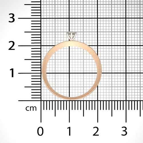 VALANOVA Sterling Silver & Certified Lab Grown Diamond 0.11cts | Ring For Women/Girls | Stylish & Elegant | VGR0298A | Ring Size: 14