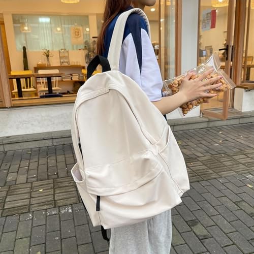 ECOMISTIQ®Womens Backpack Knapsack School Large Capacity Stylish Durable Travel White|Clothing, Shoes & Accessories|Womens Hands & s