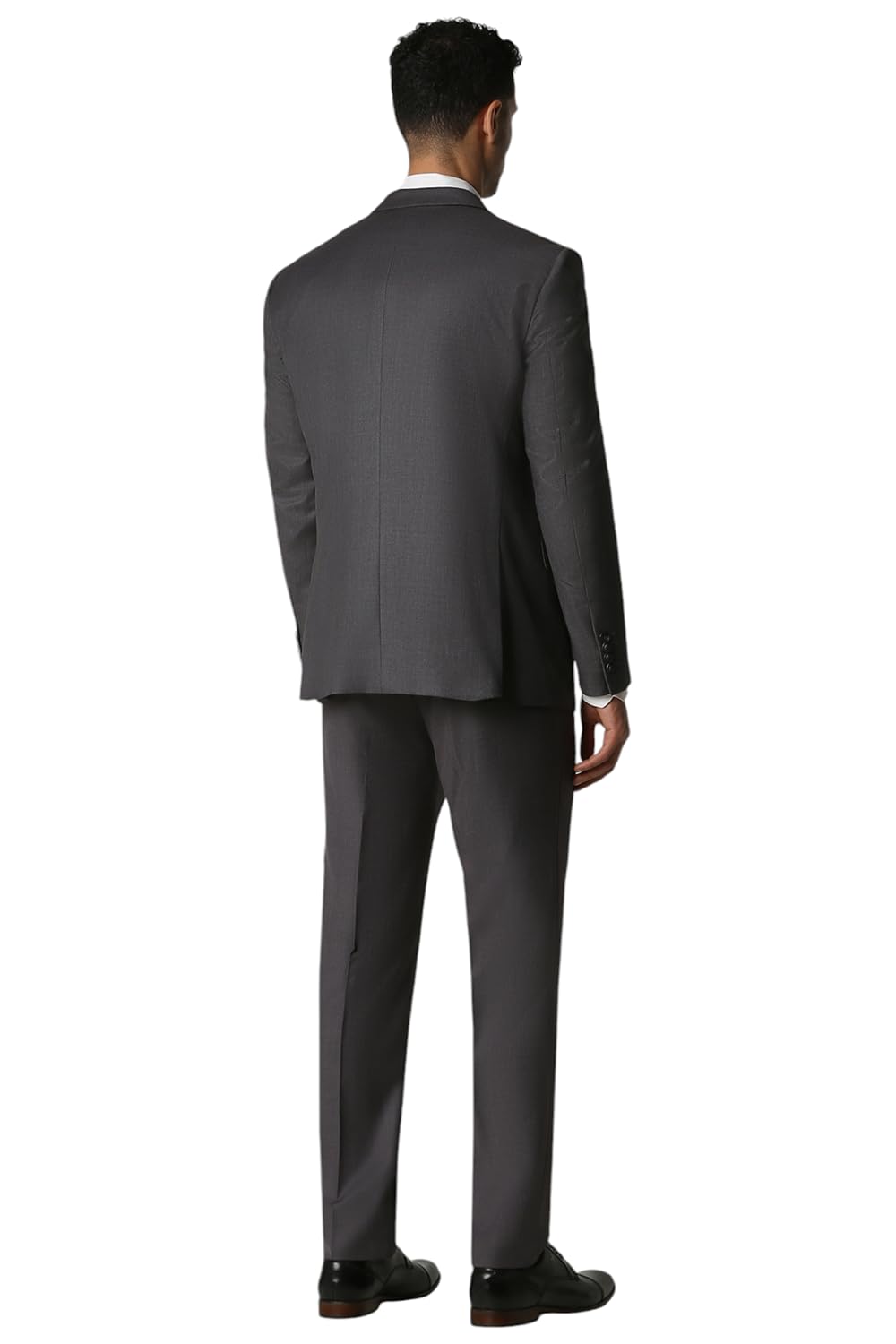 Van Heusen Men's Notch Lapel Slim Suit Jacket (VHSU1M76914_Grey_38)