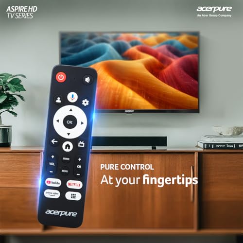 Acerpure 80 cm (32 inch) Aspire Series HD LED Smart Google TV AP32HG41AASPD Model (Black)
