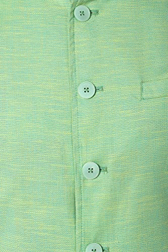 Peter England Men's A-Line Coat (PINJOTLFO65141_Light Green_XL)