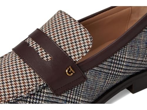 Cole Haan Women's Lux Pinch, Multi Mini Plaid Textile, 7 UK