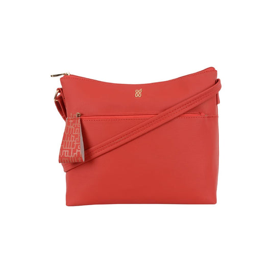 Baggit Women Red Hobo Sling Bag Small Size | Ladies Stylish Casual Cross Body Purse Handbag