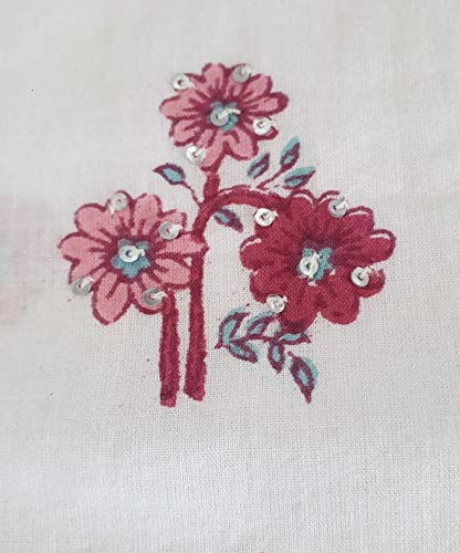 Divena Women's Plus Size Cotton Kurta, Sharara and Dupatta Set (White, 52) DK0541-7XL