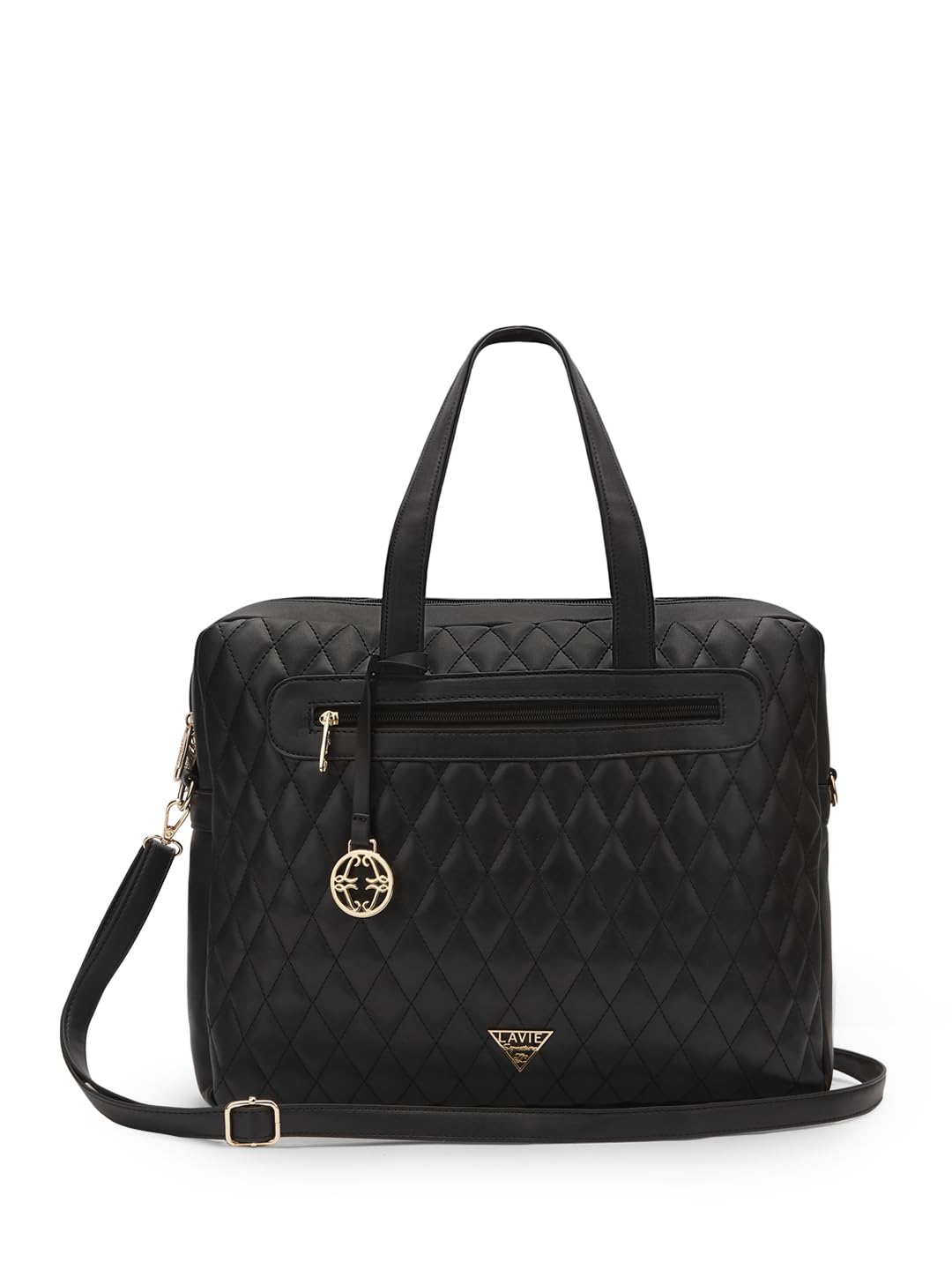 Lavie Signature Arizona Women's Laptop Handbag for Women | Fits Upto 15 Inch Laptop | Laptop Bag for Work | Ladies purse | Stylish Shoulder Bag | Gift For Women