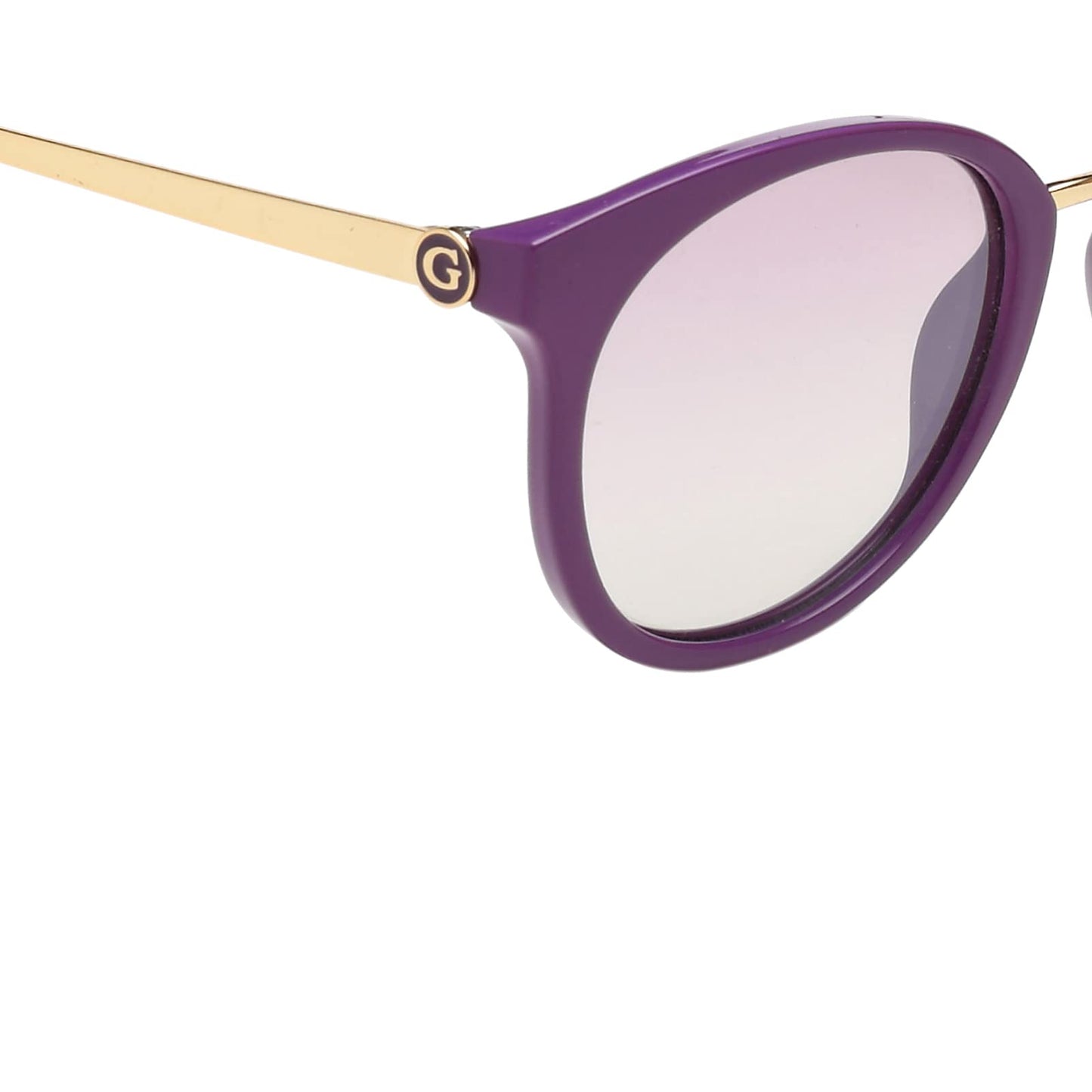 GUESS Mirrored Oval Women Sunglasses - (GU7688 81Z 52 S |52| Purple Color Lens)