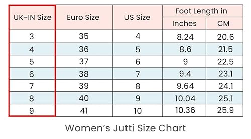 KORAKARI Women's Genuine Leather Traditional Ethnic Artsy Tan Handmade Punjabi Jutti, Leather Flat Comfortable Mojaris for Girls (Size: UK6, Tan)