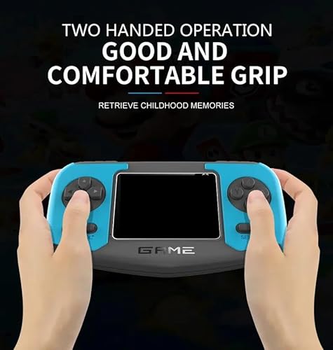 New World S2 Portable Handheld Game Player 2.4'' Screen Video Retro Game Console Handheld Video Game Set for Kids Retro Game Box with TV Game Support (Random Colour)