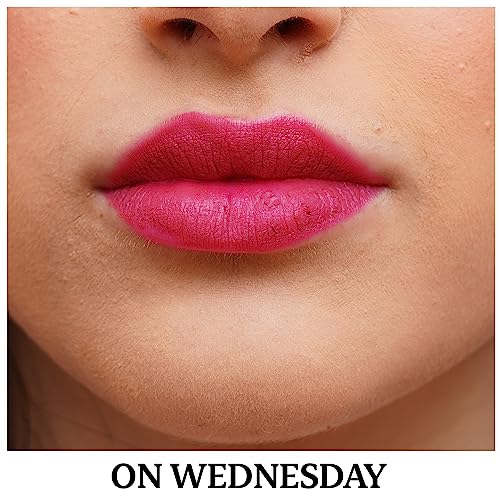 Typsy Beauty Twist & Pout Lipstick & Lip Liner I Lipstick with Matching Liner for Defined Lips I On Wednesdays | Matte Finish & Contoured Lip Effect I Hot Pink | Korea Made I Paraben Free 0.75 + 0.16g