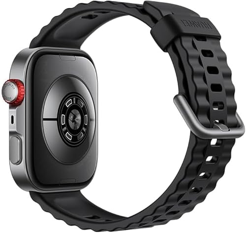 Huawei Watch FIT4 Pro Smartwatch, 1.82" Sapphire Display Titanium Alloy Bezel, Up to 10-Day Battery Life, Dual Band GPS, Golf Courses map, 40 m Free Diving, Compatible with Android iOS, Black