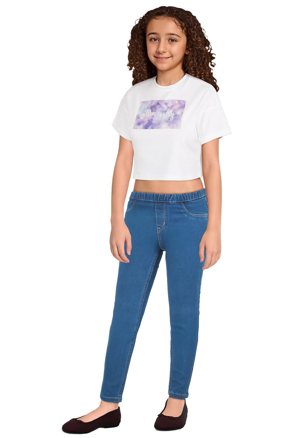 Allen Solly Girls Jeans ICE Blue