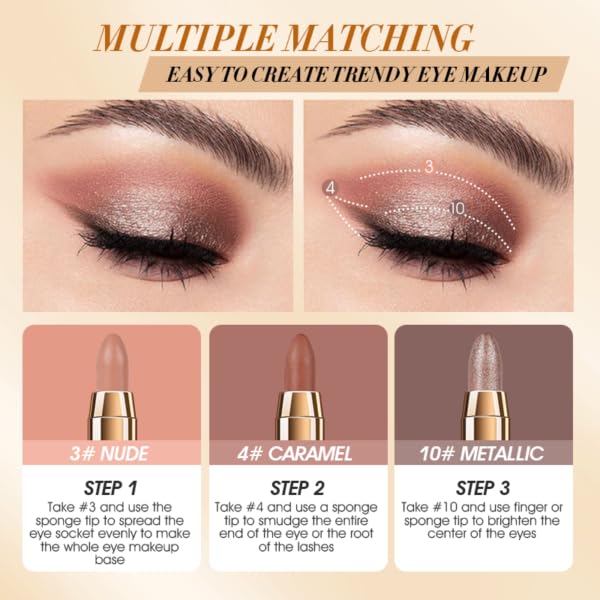 COSLUXE IMAGIC CREAMY EYESHADOW PENCIL 2.5g (7 - Copper)