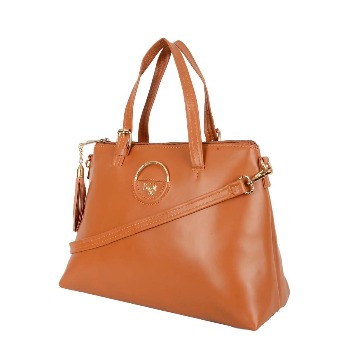 Baggit Women Beige Tote Handbag Medium Size | Ladies Stylish Casual Purse Bag