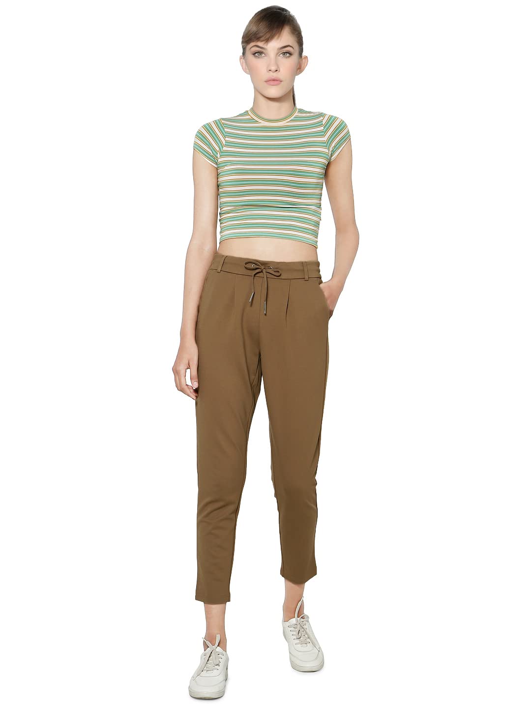 ONLY Women's Slim Pants (213081601_Otter_XS)