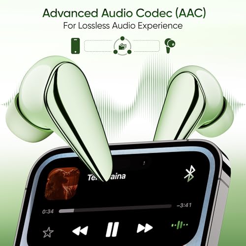 Mivi DuoPods i7 Earbuds - Step into The 3rd Dimension of Sound with 3D Soundstage, High Fidelity Drivers, Advanced Audio Codec for Lossless Audio, etc.