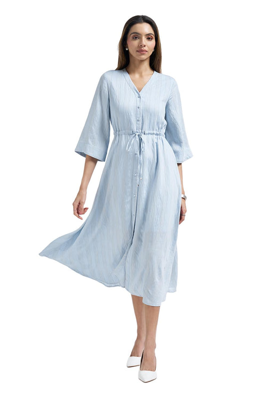 Annabelle by Pantaloons Womens Dress_SS26WWANDNJ00009F12A167_Chambray Blue_S