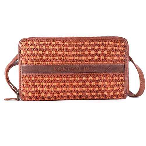 KOMPANERO Genuine Leather Women's Wallet (C-14161-COGNAC)