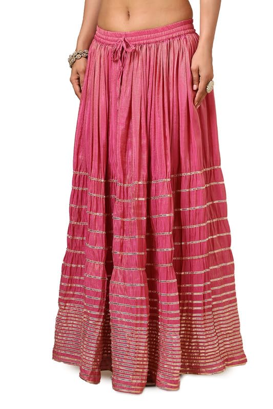 Soch Womens Mustard Tissue Zari Woven Suit Set With Cutdana