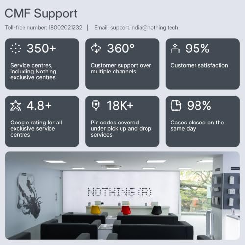 CMF by Nothing Buds 2 48 dB Hybrid ANC, Ultra Bass Technology 2.0, 55 Hrs Playtime Bluetooth in Ear Headset (Orange, in the Ear)