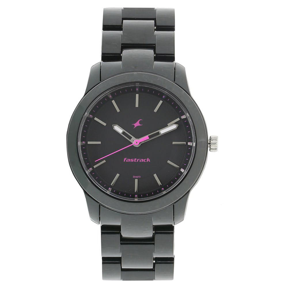 Fastrack Trendies Analog Black Dial Women's Watch NM68006PP01/NN68006PP01