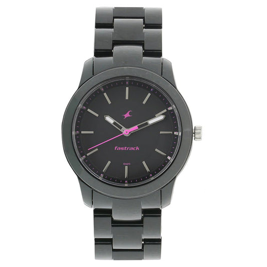 Fastrack Trendies Analog Black Dial Women's Watch NM68006PP01/NN68006PP01
