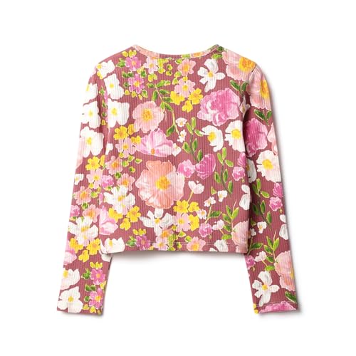 United Colors of Benetton Girl's Floral Regular Fit Top (25A3022CFCR2I901_Pink