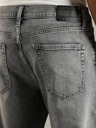 Tommy Hilfiger Light-Wash Regular Fit Mid Rise Jeans Grey
