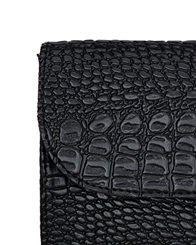 Bagsy Malone Stylish Clutch-Croco Black | HANDBAG