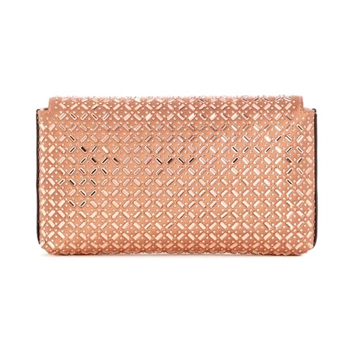 Guess Women's Bronze Embellished Clutch| Ladies Purse Handbags | Gift For Ladies
